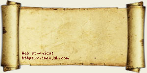 Andjelina Baletić vizit kartica